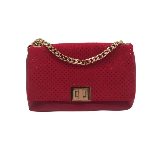I.N.C. International Concepts Red Pepper Ajae Quilted Crossbody - Picture 1 of 12